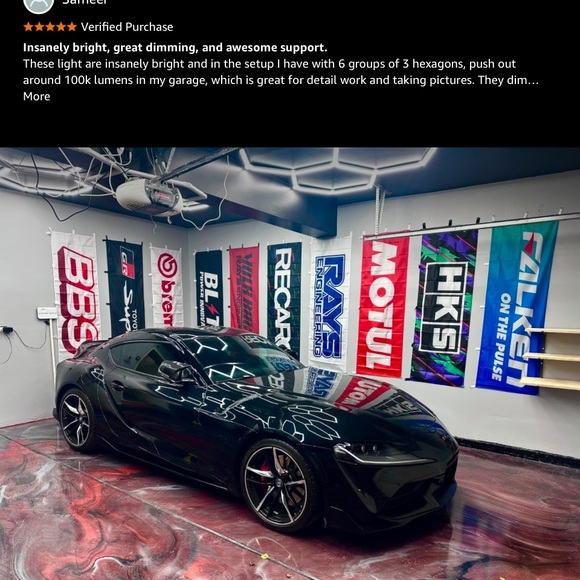 LED Hexagon Garage Lights - Picture 3 of 16